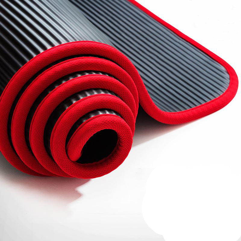 Yoga Mat Non-Slip Exercise Fitness TPE 6mm Thick