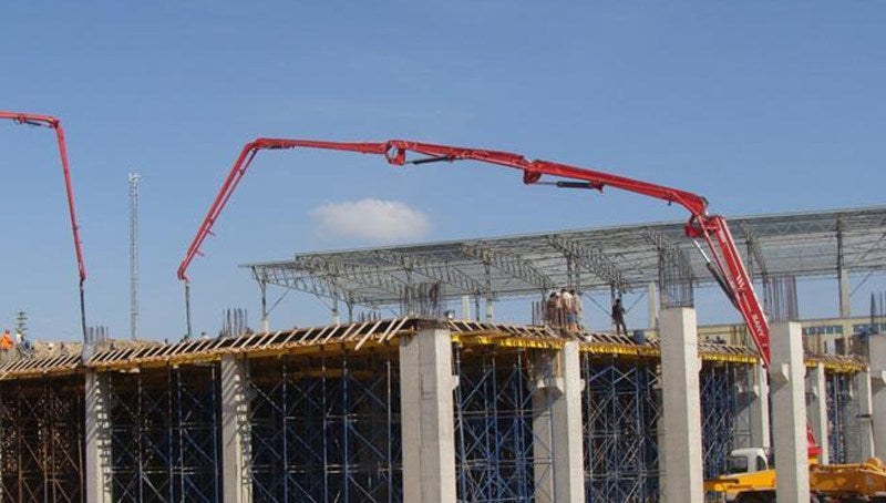 Concrete Pump Truck Boom 37M Trailer Mounted