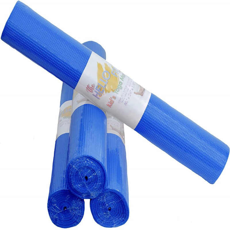 Yoga Mat Non-Slip Exercise Fitness TPE 6mm Thick