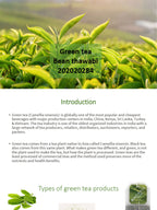 Organic Green Tea Premium Quality Loose Leaf Bulk