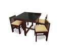 Dining Table Set 6 Seater Restaurant Modern Wooden