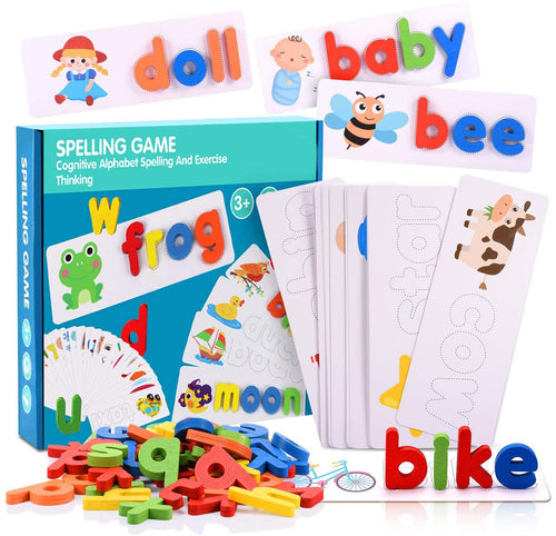 26 Letters Wooden Montessori Alphabet Puzzle
