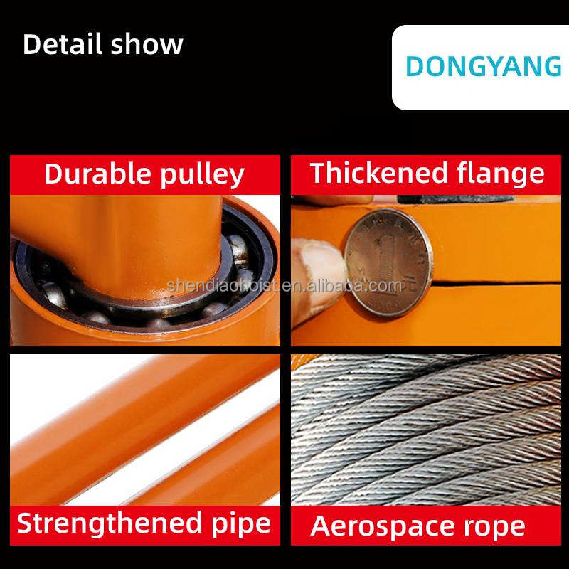 360 Degrees Rotate 300kg 500kg 1000kg Small Outdoor Use Mini Engine Crane