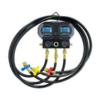 Air Conditioner Digital Manifold Gauge Digital Refrigerant Pressure Gauges Pressure Vacuum Tester With 1.5M of Charging Hose