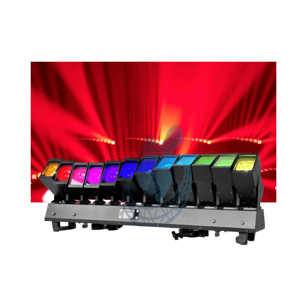 COLoRado PXL Curve 12 Leds RGBW 4in1 Moving Head Beam Wash Pixel Zoom Matrix Bar Light