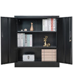 Metal Storage Cabinet 4 Shelf Locker Office Industrial