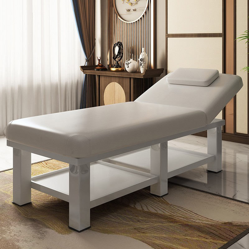 Contemporary Simple Synthetic Leather Adjustable Massage Bed for Spa Body Treatments Beauty Salons Furniture Camillas De Masajes