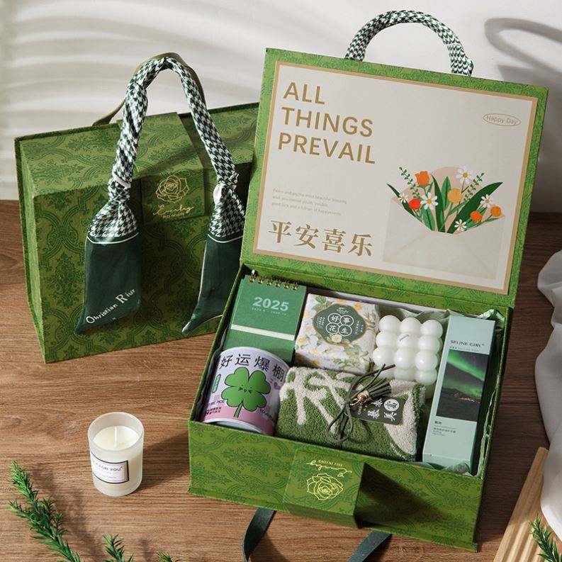 Custom Promotional Luxury Business Bridesmaid Wedding Souvenirs Gift Sets for Women High Quality Silk Screen Printed