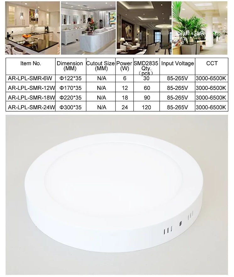 LED Panel Light 600x600 Ceiling Office Lighting 48W