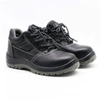 Safety Work Shoes Steel Toe Cap Men Leather Boots