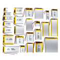 Factory Wholesale Battery 3.7v 300mAh 400mAh 500mAh 600mAh 700mAh 800mAh 900mAh 1000mAh Lithium Polymer Li Ion Battery