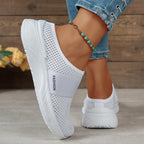 Fashion Semi Supporting Flying Shoes Ladies Plus Size Comfortable Flying Shoes Quality Leisure Walking Wind Shoes.
