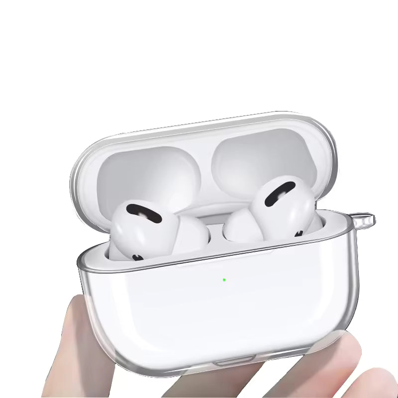 适用于 AirPods Pro 耳机的保护套，超薄防震便携软透明 TPU 保护壳，适用于 Apple AirPods Pro 3