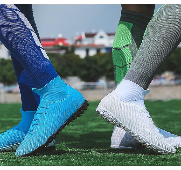 Free Combination of Colors Black Football Sports Training Shoes Men AG Turf Football Shoes Soccer Boots NAIKEWAY Football Shoes