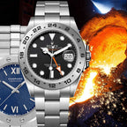 Stainless Steel Watch Men Automatic Mechanical Luxury
