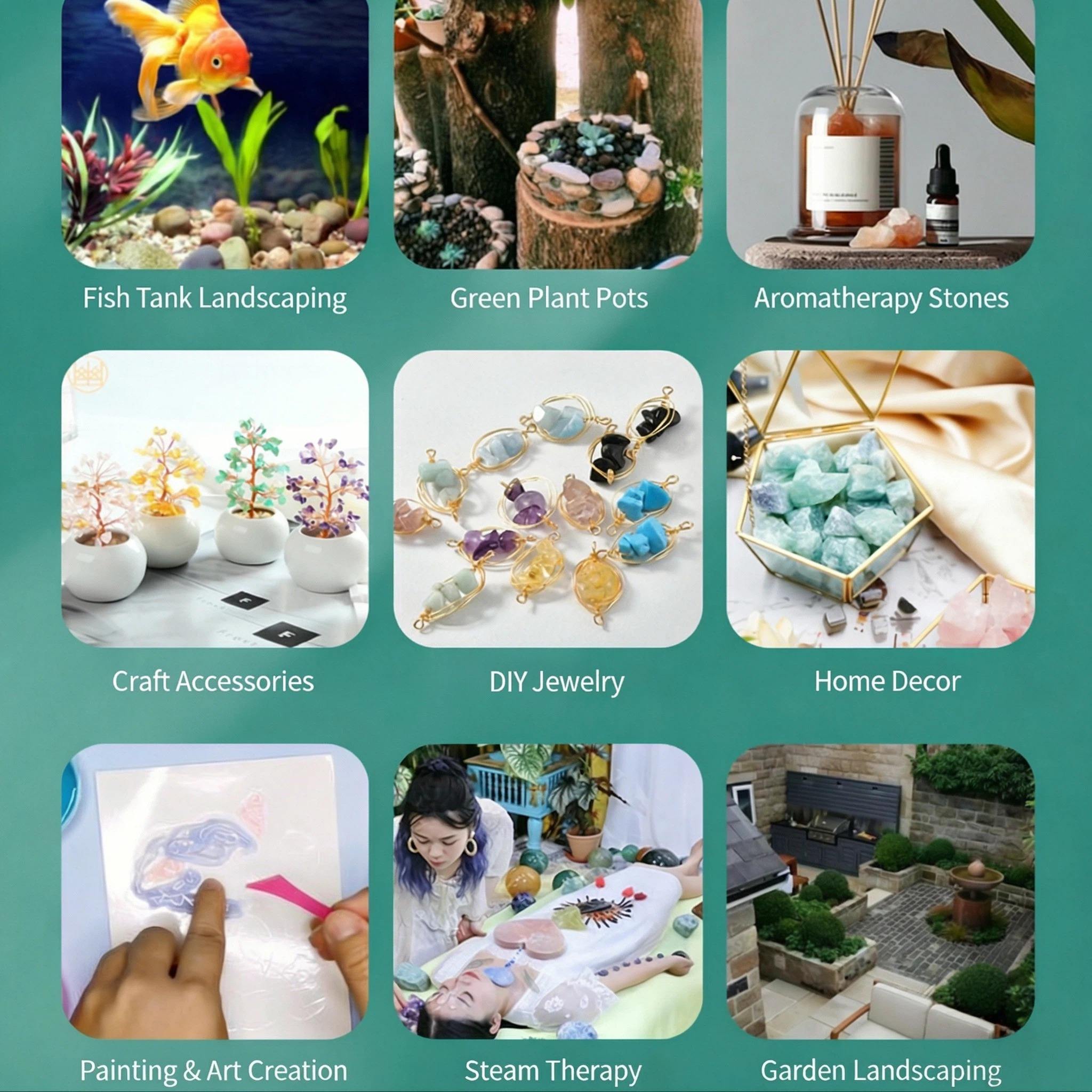 Green Fluorite Loose Nature Crystal Specimen Healing Stones Incense Stone Mineral Crystal