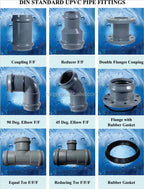 PVC Pipe Fitting Water Supply Drainage 110mm 160mm