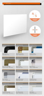 Whiteboard Magnetic Dry Erase Board 90x120cm Office