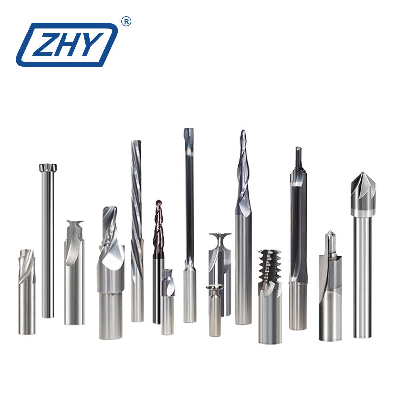 Custom Cnc Cutting Tools Milling Cutters Solid Carbide End Mill Drill Bit Tool Holder