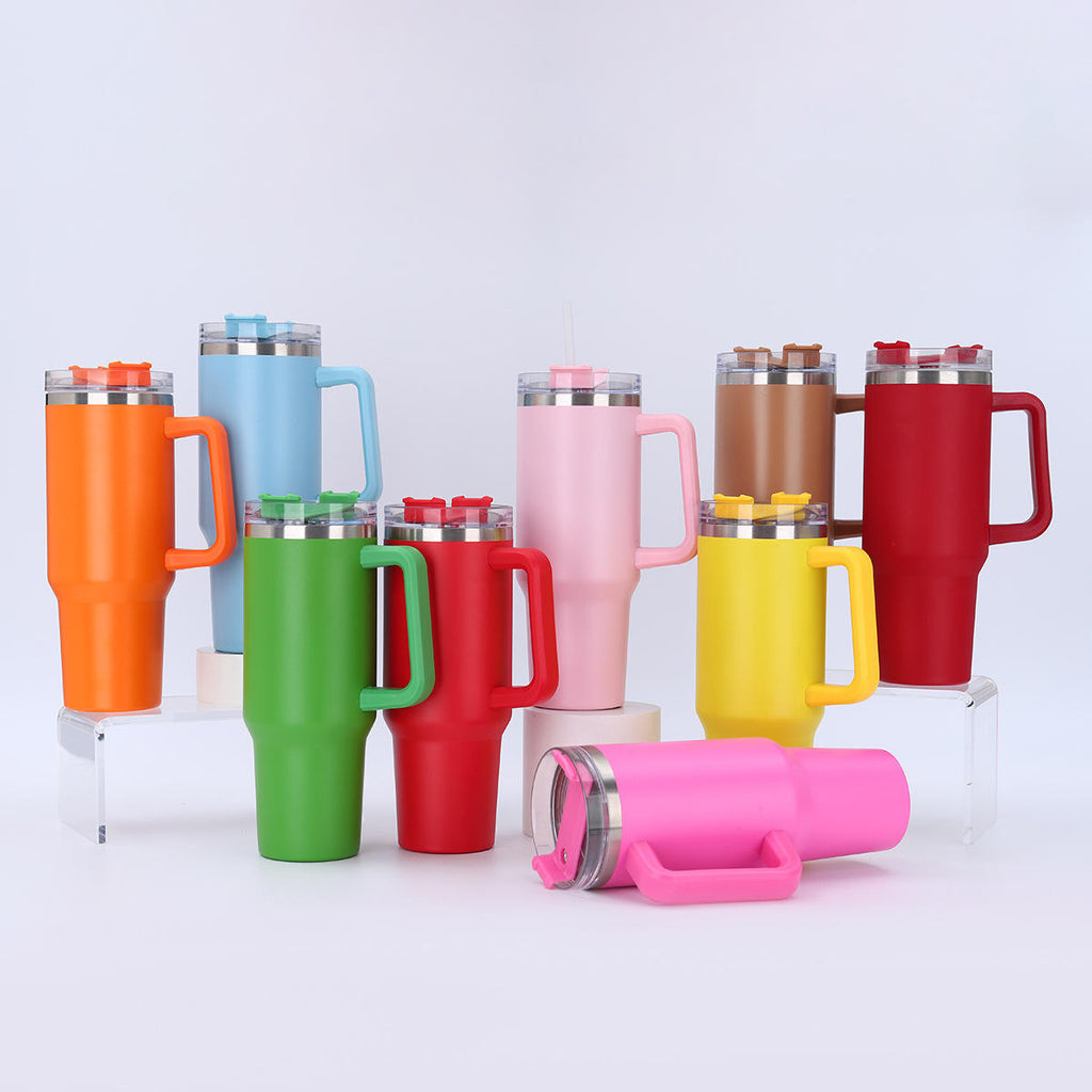 Insulated Double Wall Stainless Steel 40oz Tumbler Cup