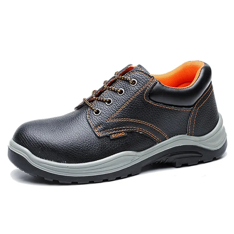 Safety Work Shoes Steel Toe Cap Men Leather Boots