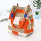 Hot Sale Custom Personalized Knitting Handbags Buckle Bag Handmade Fashion Women Hand Bags