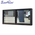 Hurricane Proof Impact Resistance NOA NFRC AS2047 Standard Aluminum Adjustable Louvered windows with Tinted Glass