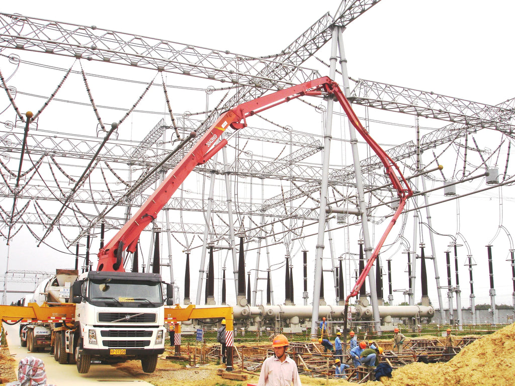 Concrete Pump Truck Boom 37M Trailer Mounted