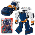 LEZA BABY Children's Educational Transformation Robot Transformation and Assembly Robot Toy Car Assembly and Transformation Toy