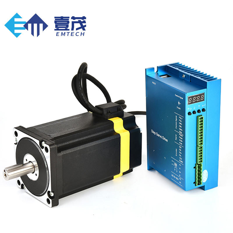 NEMA34 Hybrid Servo Step Motor 8.5 N.m High Torque 86X118mm Closed Loop Stepper Motor for Sewing Machine