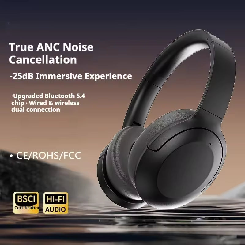 New Design Foldable P3965 ANC Wireless Headset