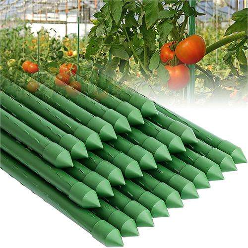 New Design Plant Support Plastic Metal 11mm Garden Stake for Plant Climbing Growth