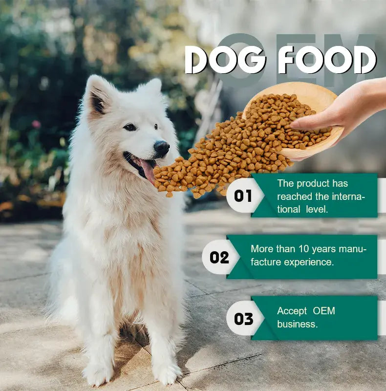 OEM Bulk Pet Food Wholesale Factory High Protein Nutrition Natural Premium Dry Dog Food