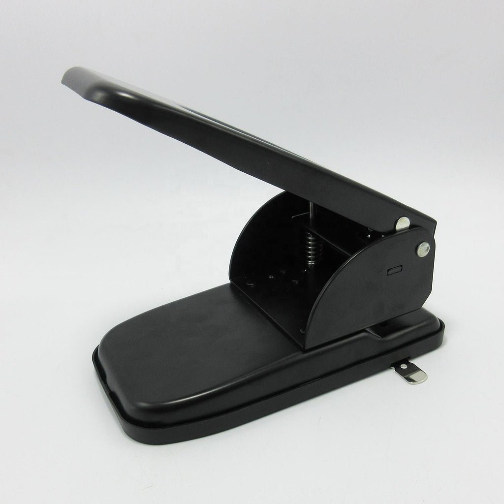 Office Binding Supplies Heavy Duty 60 Sheets 80mm Black Custom Punch Durable Manual Handle Paper Hole Puncher Big Paper Punch