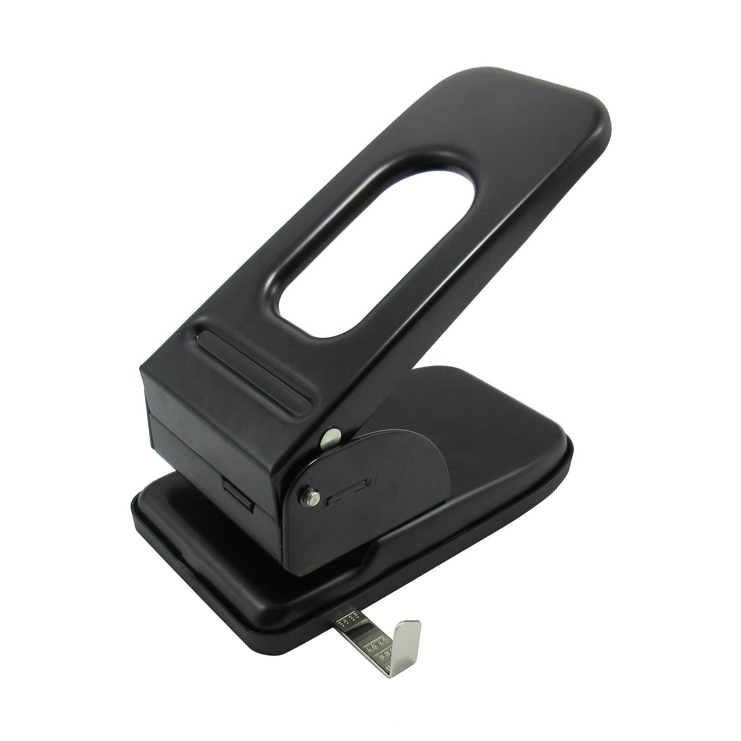 Office Binding Supplies Heavy Duty 60 Sheets 80mm Black Custom Punch Durable Manual Handle Paper Hole Puncher Big Paper Punch