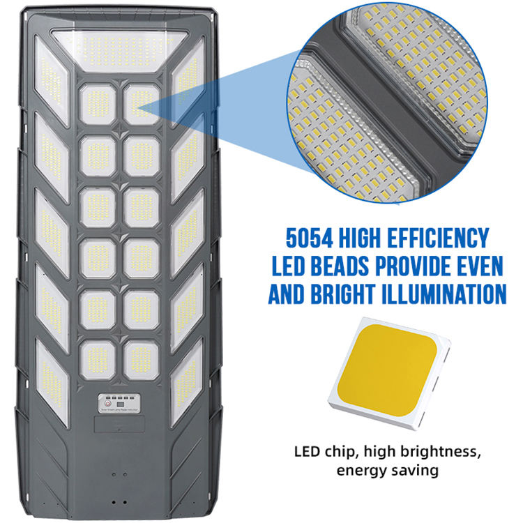 Parking Lot Lighting Waterproof Ip65 Outdoor Road Lamp 300w 500w 1000w 2000w Integrated All in One Led Solar Street Light