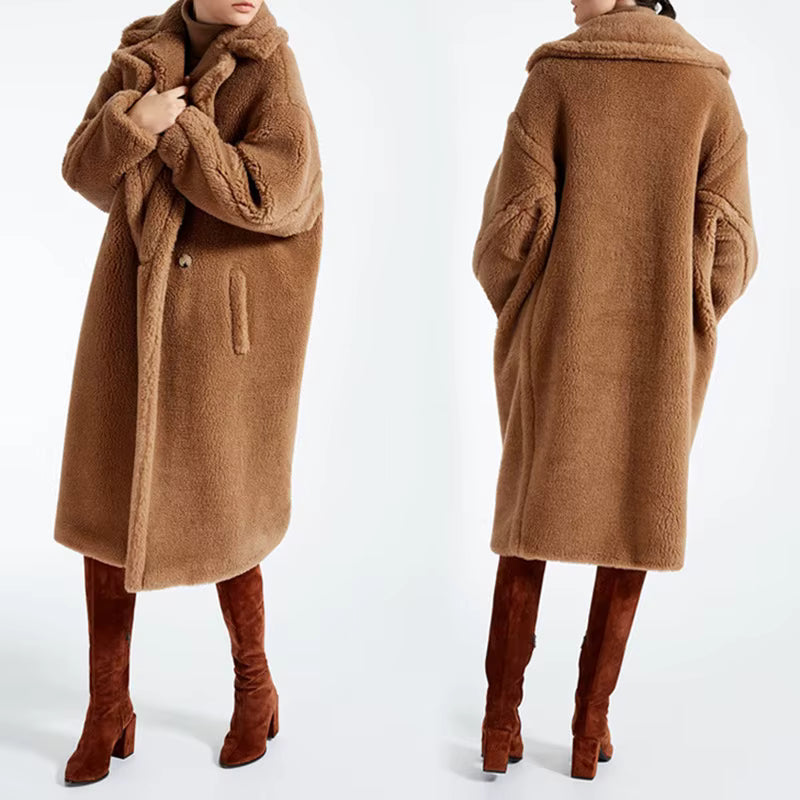 High Quality Ladies Alpaca Wool Coat