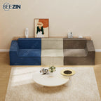 Unisofa Sale Tanzuo Nordic Boneless Modern Sofa Set Corner Frameless Foam Modular Compressed Recliner Sofa