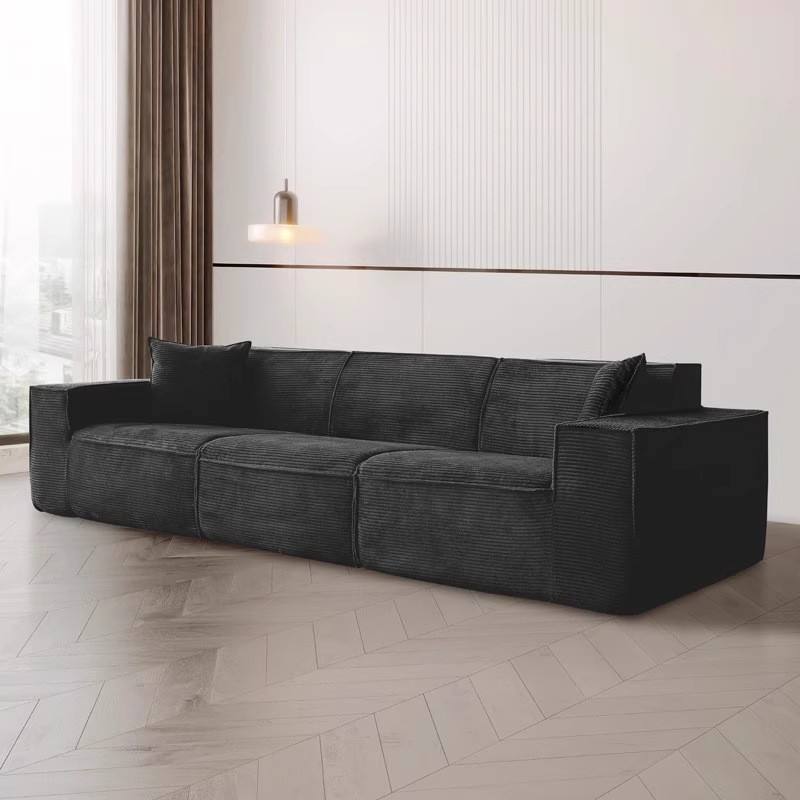 Unisofa Sale Tanzuo Nordic Boneless Modern Sofa Set Corner Frameless Foam Modular Compressed Recliner Sofa