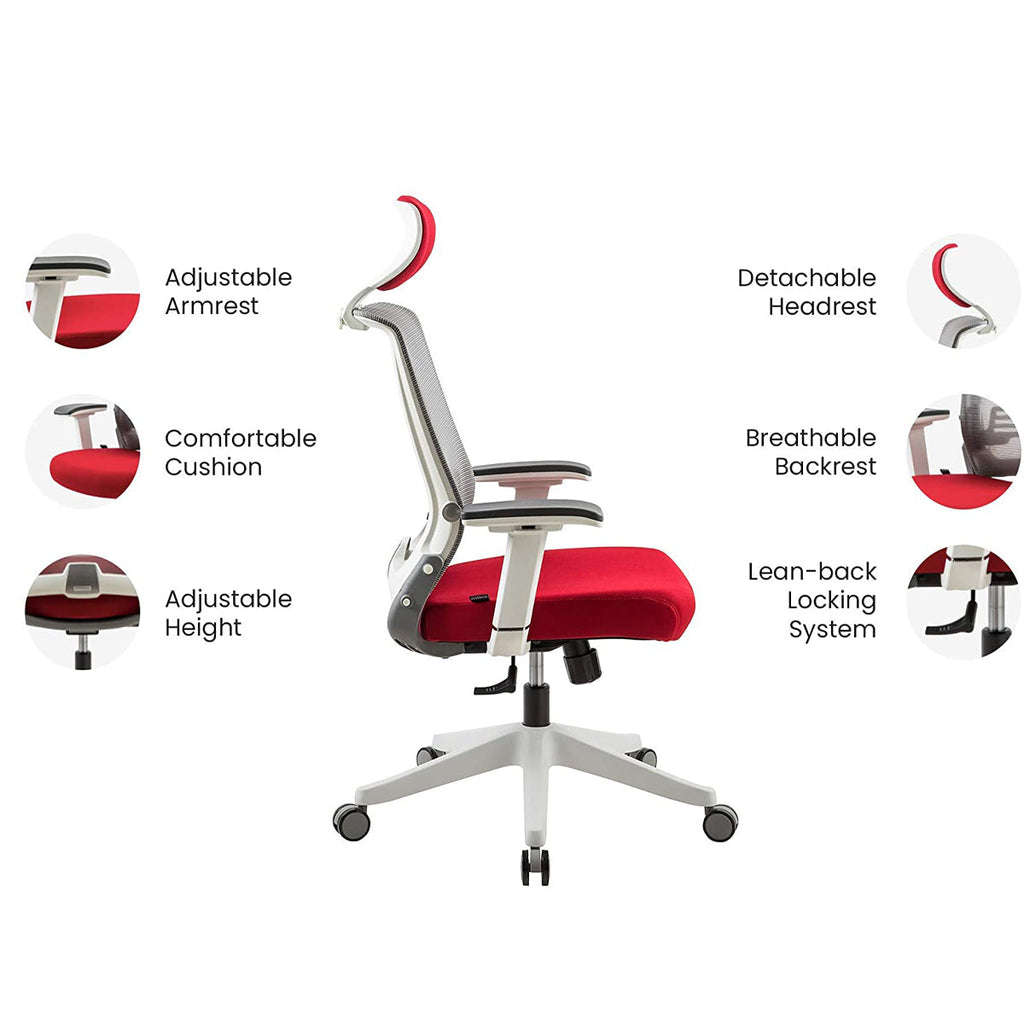 Office Chair Ergonomic Mesh High Back Lumbar Support