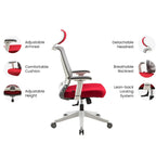 Office Chair Ergonomic Mesh High Back Lumbar Support