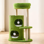 Wholesale Small Apartment Cat Tree Winter Warm Nest and Double-Layer Jumping Platform Integrated Household Felt Bucket for Cats