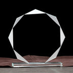 Custom Crystal Trophy Award Plaque Engraved Corporate