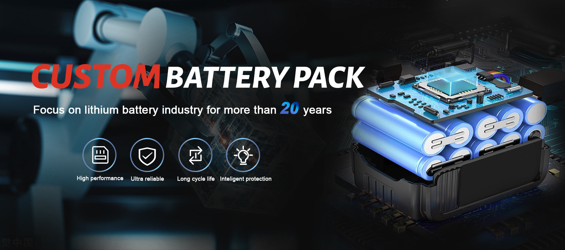 Lithium Battery Pack 48V 100Ah LiFePO4 Solar Storage
