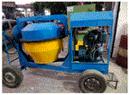 Concrete Mixer Machine 350L Drum Electric Portable