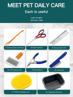 Pet Grooming Kit Clipper Trimmer Set Dog Cat Hair