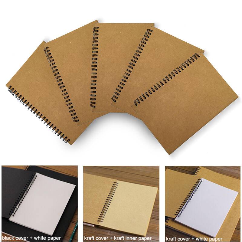 Notebook Spiral Bound A5 Hardcover Journal 200 Pages